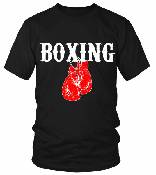 Boxing Shirt T-Shirt Boxen Sport Fight Club Boxhandschuh MMA Muay Thai neu