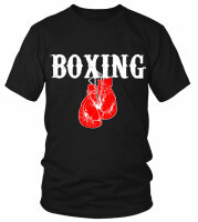 Boxing Shirt T-Shirt Boxen Sport Fight Club Boxhandschuh...