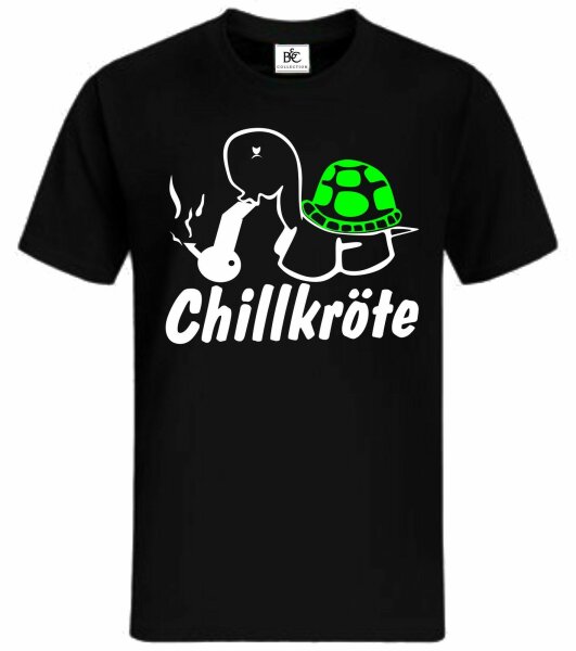Chillkröte T-Shirt Fun Shirt Kult Shit Bong marihuana Joint smoke weed Punk Gras