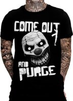 Come out and Purge T-Shirt Horror Sprüche Fun Shirt...