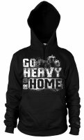 Go heavy or go home Kapuzen-Sweatshirt Hoodie Pullover Sport Gym Train Trainer