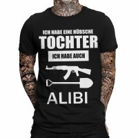 Ich hab eine hübsche Tochter T-Shirt AK47 Spruch Fun...