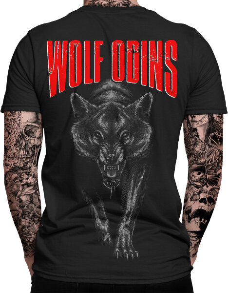 Wolf Odins Herren T-Shirt | Thor | Vikings | Ragnar | Valhalla Rising | Walhalla