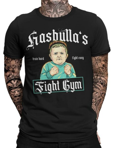 Hasbulla Fight Gym T-Shirt | Lustig | Fun | Spaß | Statement | MMA | Sprüche