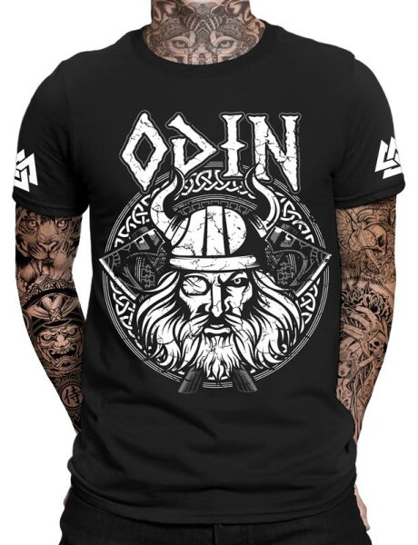 Odin Runen  T-Shirt | Thor | Vikings Tshirt | Ragnar |See You in Valhalla | Walhalla | Wodan | Wikinger | Herren Männer T-Shirt