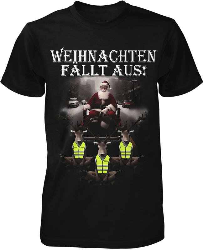 Weihnachten fällt aus weihnachts Sprüche Fun TShirt, 18,90