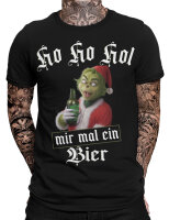 HO HO HOL mir Bier Herren weihnachts Grinch T-Shirt | Fun...