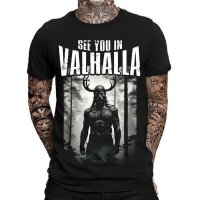 Odin See you in VALHALLA T-Shirt | Thor | Vikings |...