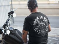 Born to Ride Biker Herren T-Shirt | Chopper | Bobber | Männer Shirt