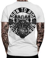 Born to Ride Biker Herren T-Shirt | Chopper | Bobber | Männer Shirt